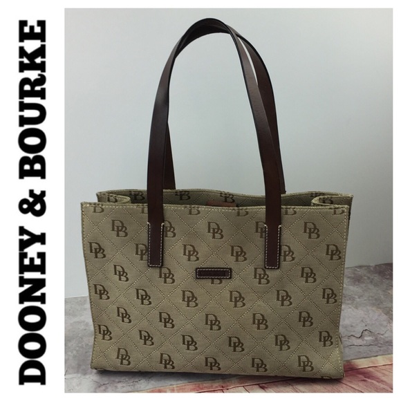 Dooney & Bourke Handbags - Dooney & Bourke monogramed tote in good condition